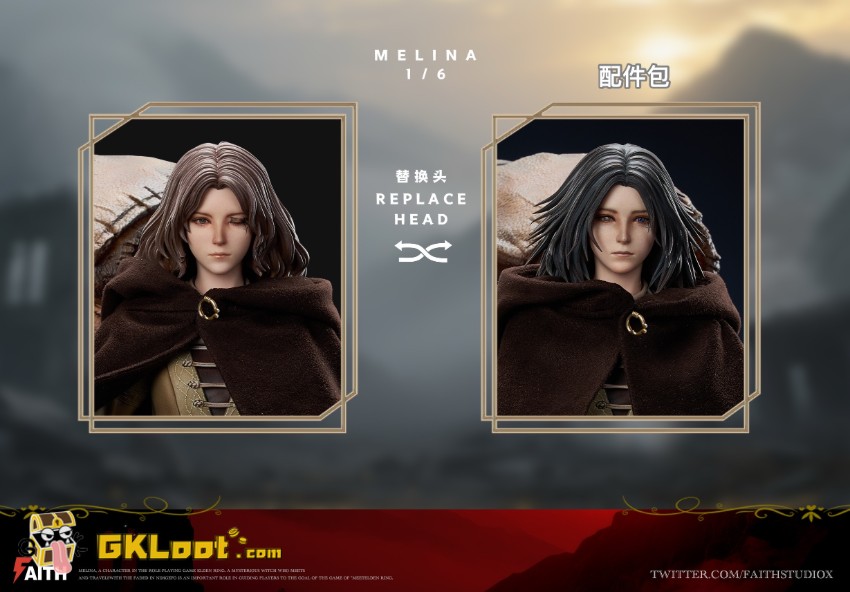 Faith Studio 1/6 Elden Ring Melina Statue - View 4 Faith Studio 1/6 Elden Ring Melina Statue - View 4