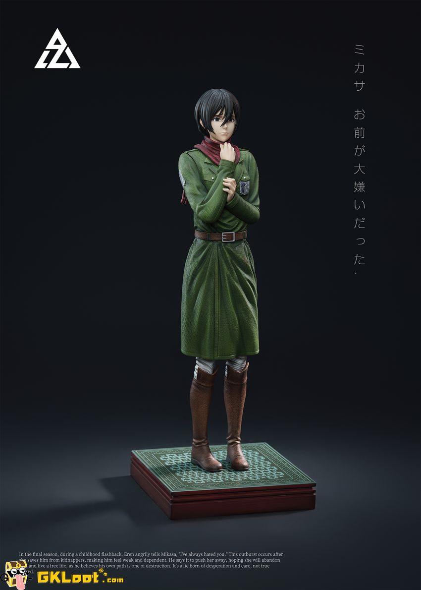 AZ Studio Attack On Titan Mikasa Ackerman Statue - View 1 AZ Studio Attack On Titan Mikasa Ackerman Statue - View 1