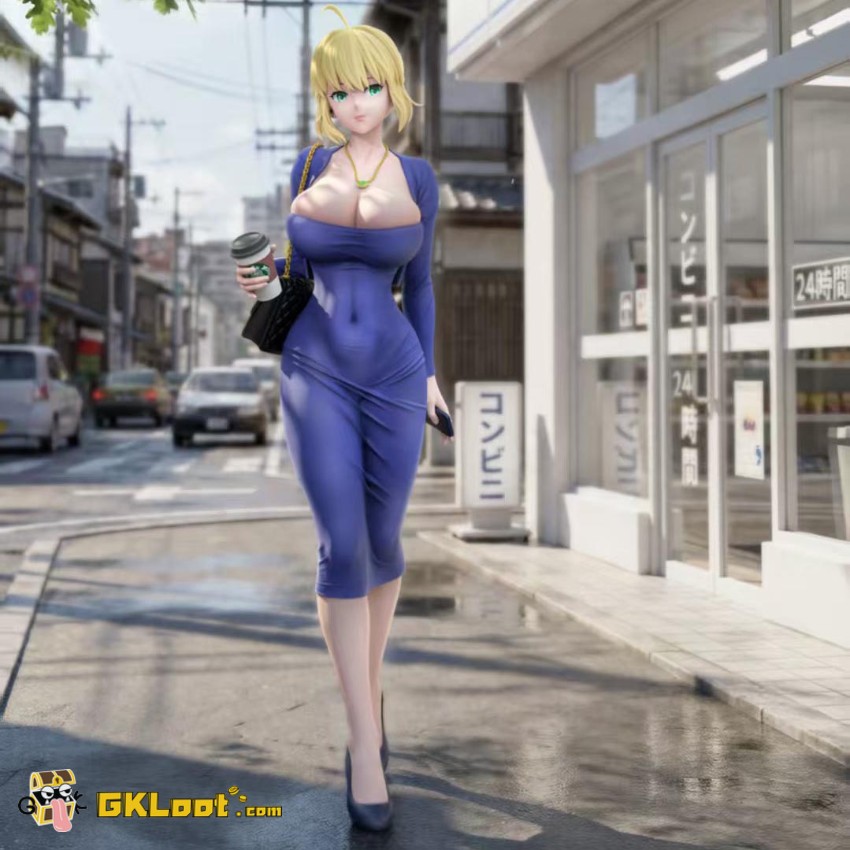 SkyRealm Studio 1/6 Fate/Stay Night Saber Artoria Pendragon Statue - View 1 SkyRealm Studio 1/6 Fate/Stay Night Saber Artoria Pendragon Statue - View 1