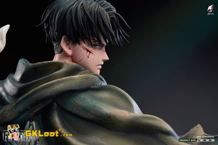 Crimson Studio 1/6 Attack on Titan Levi Ackerman Statue - View 5 Crimson Studio 1/6 Attack on Titan Levi Ackerman Statue - View 5