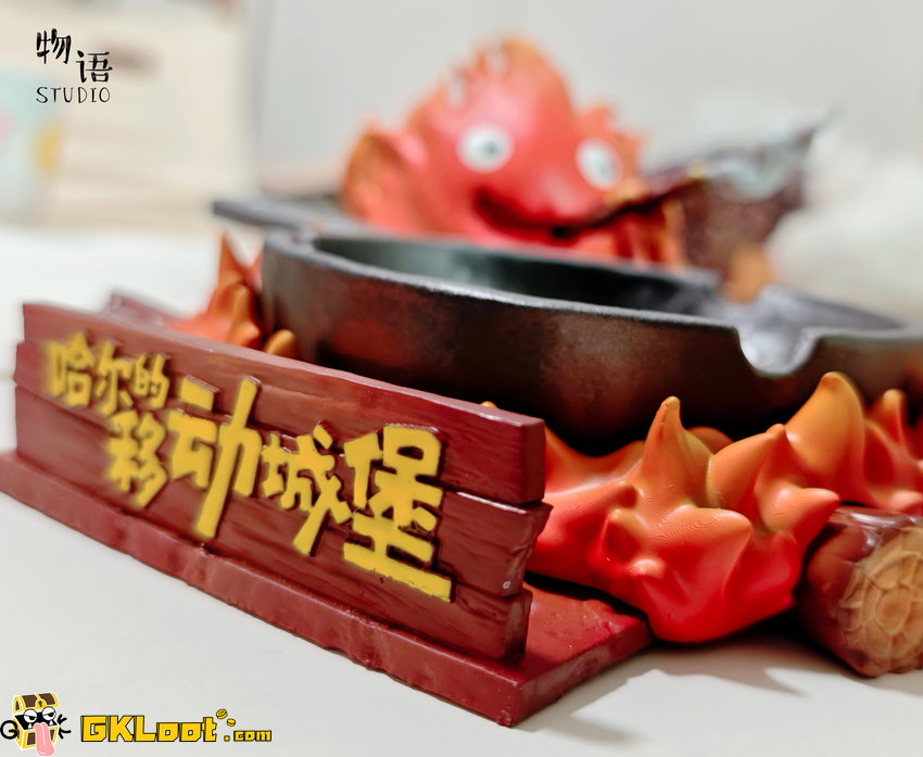 Wu Yu Studio Howl's Moving Castle Calcifer Statue - View 4 Wu Yu Studio Howl's Moving Castle Calcifer Statue - View 4