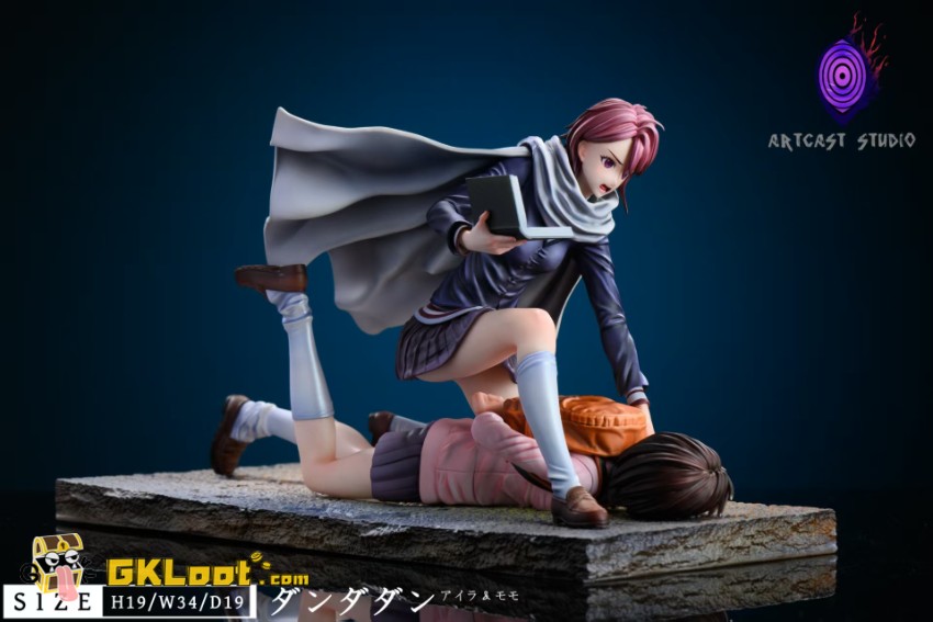 ArtCast Studio Dandadan Momo & Shiratori Aira Statue - View 4 ArtCast Studio Dandadan Momo & Shiratori Aira Statue - View 4