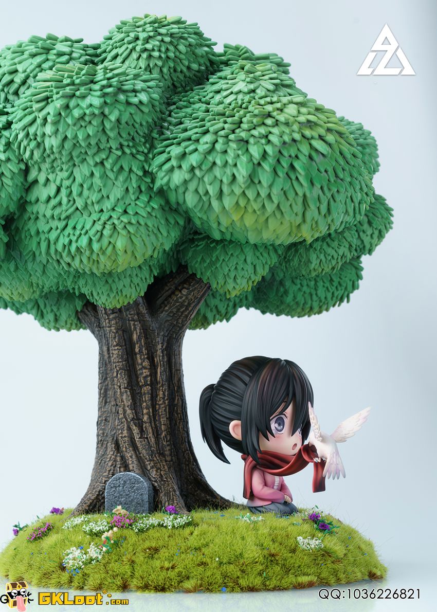 AZ Studio Attack On Titan Mikasa Ackerman Statue - View 12 AZ Studio Attack On Titan Mikasa Ackerman Statue - View 12