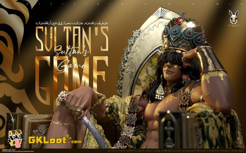 Mechanical Rabbit Studio Sultan's Game Sultan Statue - View 6 Mechanical Rabbit Studio Sultan's Game Sultan Statue - View 6