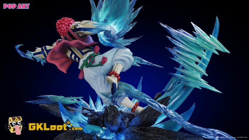 POP. ART Studio 1/6 Demon Slayer Akaza Statue w/ LED - View 6 POP. ART Studio 1/6 Demon Slayer Akaza Statue w/ LED - View 6