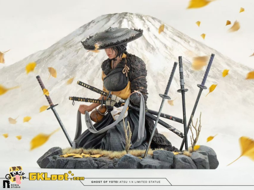 Ronin Studio 1/4 Ghost of Yotei Atsu Statue - View 5 Ronin Studio 1/4 Ghost of Yotei Atsu Statue - View 5