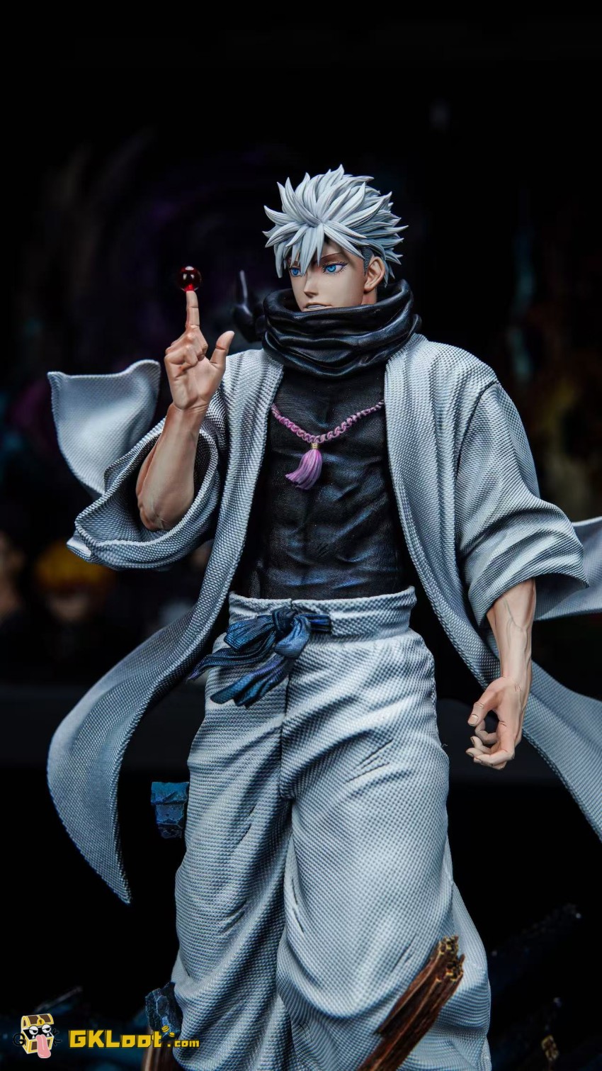 JJking Studio 1/6 Jujutsu Kaisen Satoru Gojo Statue - View 7 JJking Studio 1/6 Jujutsu Kaisen Satoru Gojo Statue - View 7