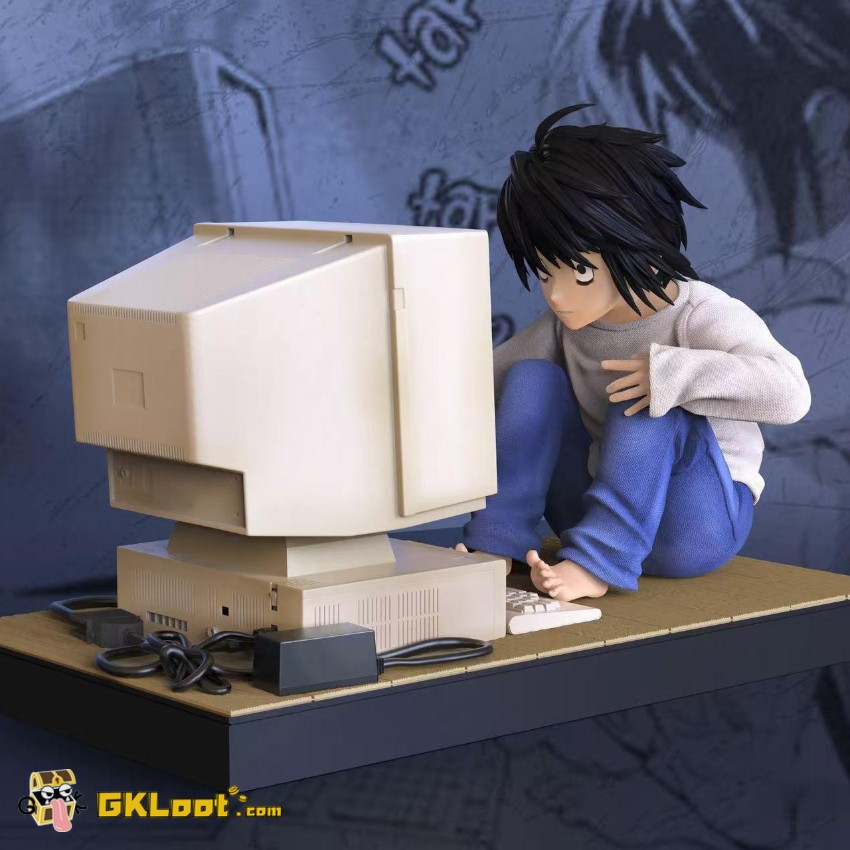QC Studio Death Note L Lawliet Statue - View 1 QC Studio Death Note L Lawliet Statue - View 1