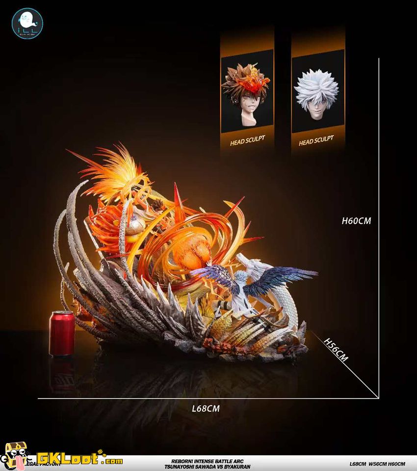 ILLegal Factory Studio Katekyo Hitman Reborn Tsunayoshi Sawada VS Byakuran Statue w/ LED - View 13 ILLegal Factory Studio Katekyo Hitman Reborn Tsunayoshi Sawada VS Byakuran Statue w/ LED - View 13