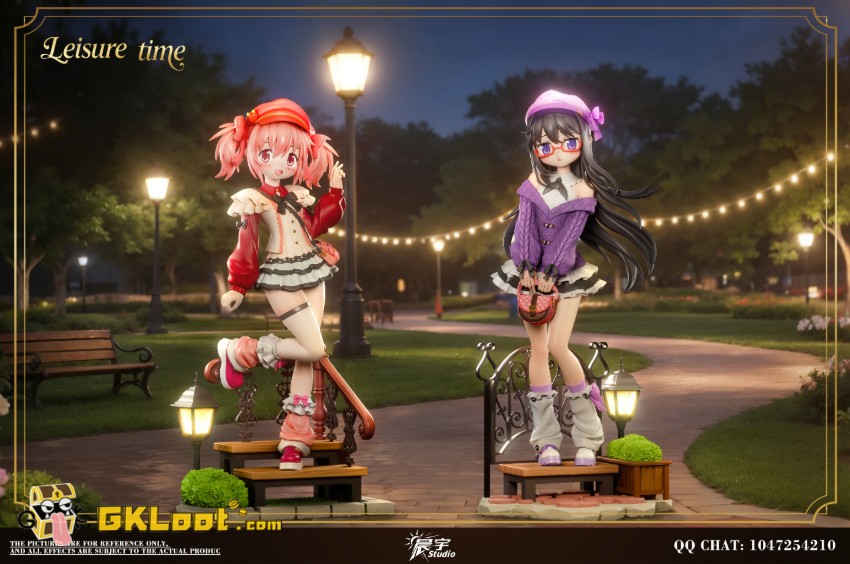 ChenYu Studio 1/6 Puella Magi Madoka Magica Kaname Madoka & Akemi Homura Statue w/ LED - View 5 ChenYu Studio 1/6 Puella Magi Madoka Magica Kaname Madoka & Akemi Homura Statue w/ LED - View 5