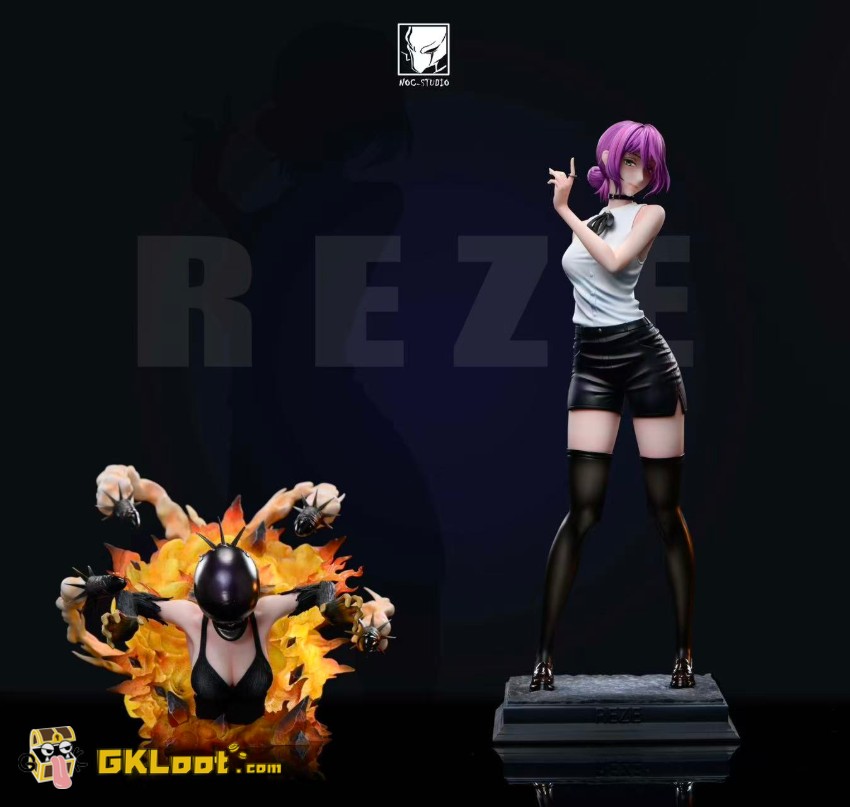 Noc Studio 1/6 Chainsaw Man Reze Statue w/ LED - View 4 Noc Studio 1/6 Chainsaw Man Reze Statue w/ LED - View 4