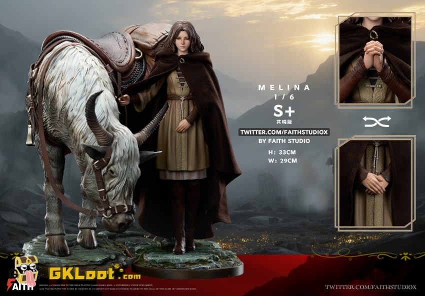 Faith Studio 1/6 Elden Ring Melina Statue - View 10 Faith Studio 1/6 Elden Ring Melina Statue - View 10