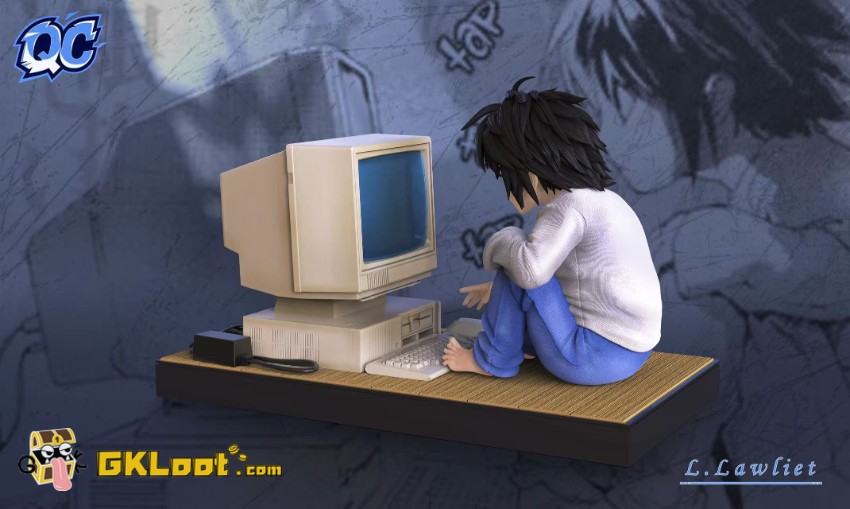 QC Studio Death Note L Lawliet Statue - View 3 QC Studio Death Note L Lawliet Statue - View 3