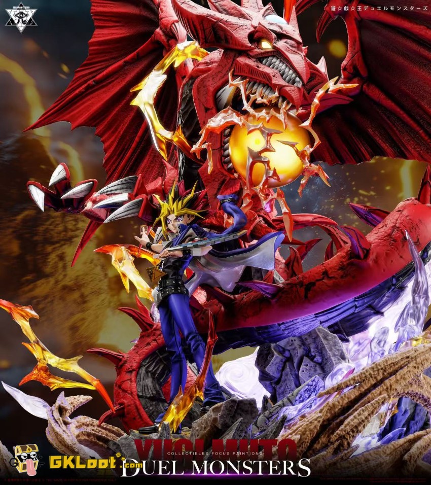 Deadman Studio Yu-Gi-Oh! Slifer the Sky Dragon Statue w/ LED - View 7 Deadman Studio Yu-Gi-Oh! Slifer the Sky Dragon Statue w/ LED - View 7