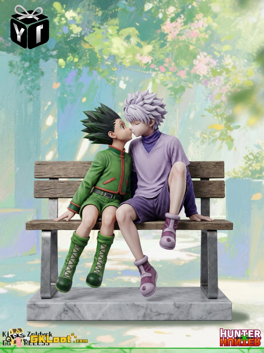 YI Studio 1/6 Hunter × Hunter Killua Zoldyck & Gon Freecss Statue - View 4 YI Studio 1/6 Hunter × Hunter Killua Zoldyck & Gon Freecss Statue - View 4