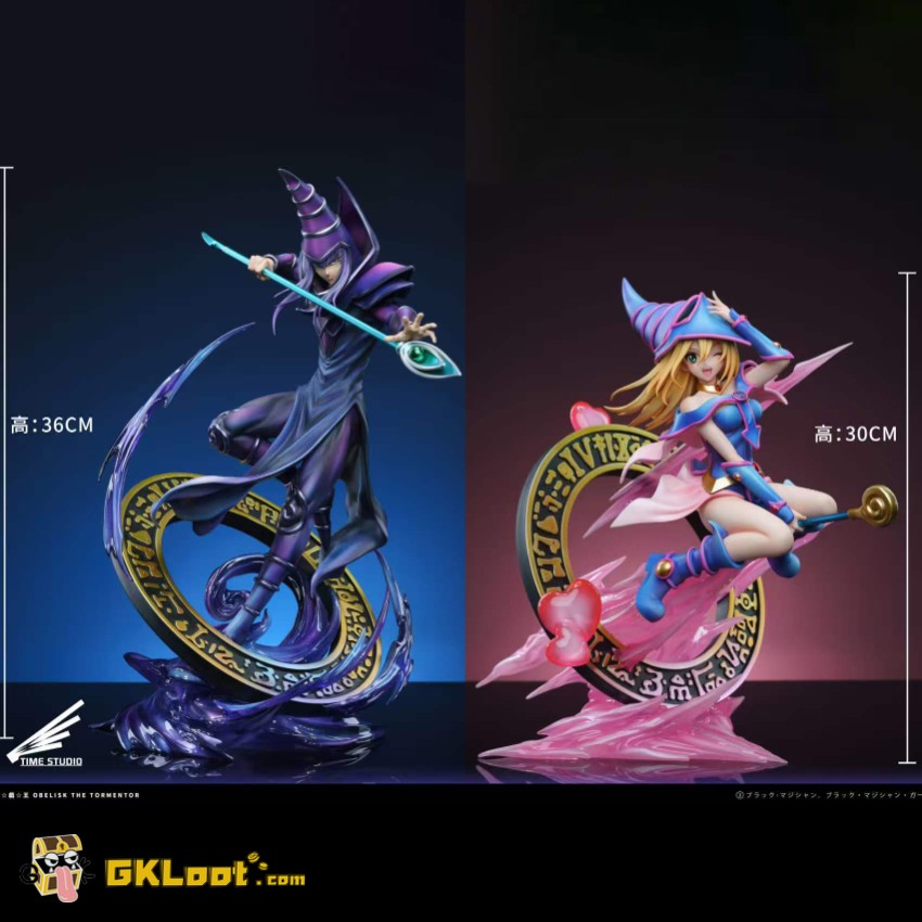 Time Studio 1/6 Yu-Gi-Oh! Dark Magician & Dark Magician Girl Statue - View 1 Time Studio 1/6 Yu-Gi-Oh! Dark Magician & Dark Magician Girl Statue - View 1