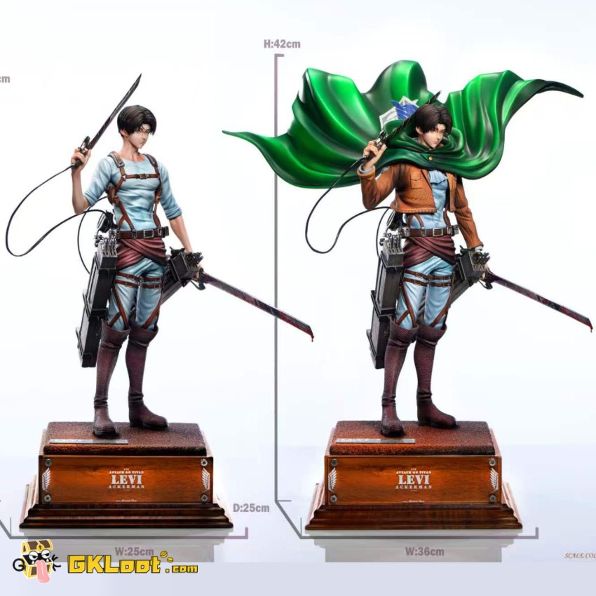 Mahakala Studio 1/5 Attack on Titan Levi Ackerman Statue - View 1 Mahakala Studio 1/5 Attack on Titan Levi Ackerman Statue - View 1