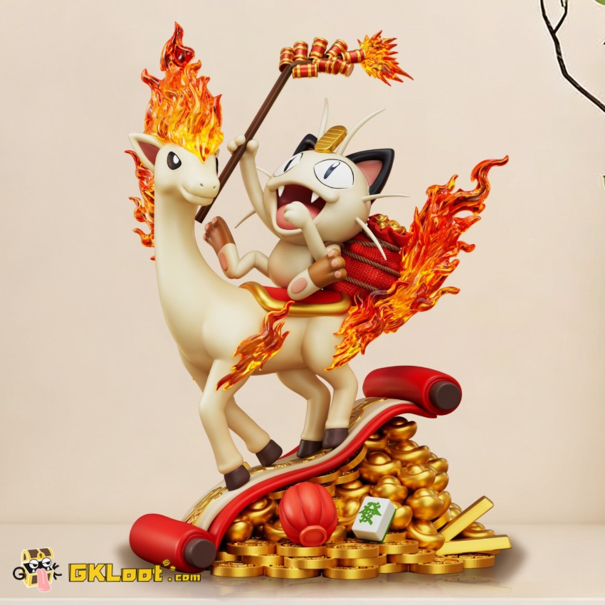 VS Studio Pokémon Meowth Statue - View 1 VS Studio Pokémon Meowth Statue - View 1