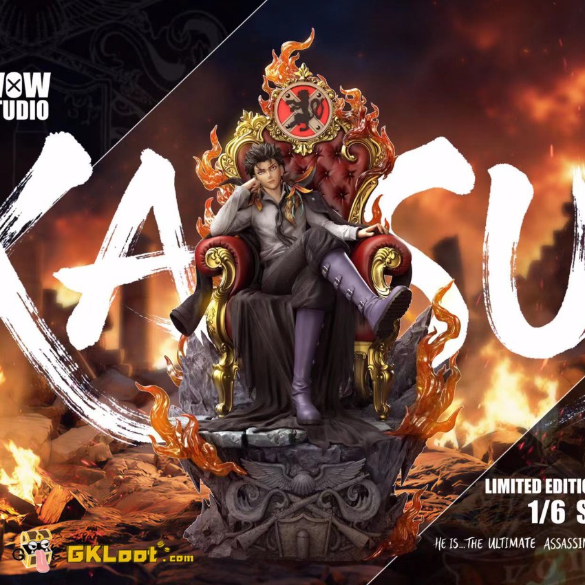 WOW Studio 1/6 Katekyo Hitman Reborn Xanxus Statue - View 1 WOW Studio 1/6 Katekyo Hitman Reborn Xanxus Statue - View 1