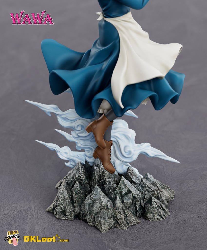 Wawa Studio Howl's Moving Castle Sophie & Calcifer Statue - View 8 Wawa Studio Howl's Moving Castle Sophie & Calcifer Statue - View 8