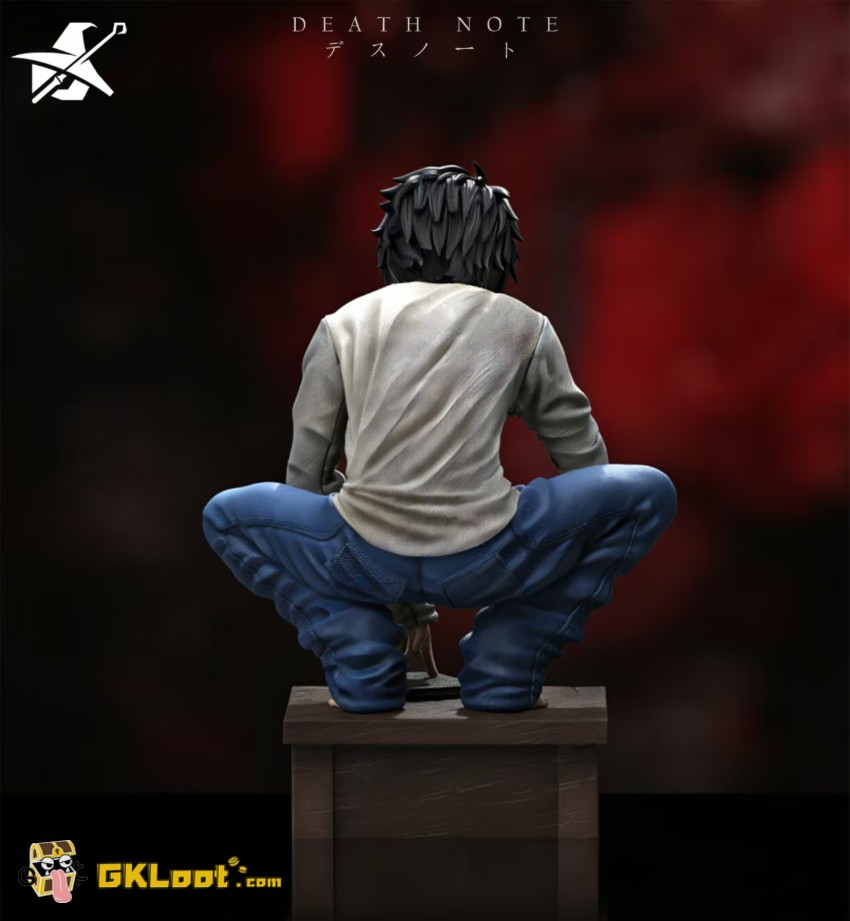 WuShiMoWan Studio 1/6 Death Note L Lawliet Statue - View 3 WuShiMoWan Studio 1/6 Death Note L Lawliet Statue - View 3
