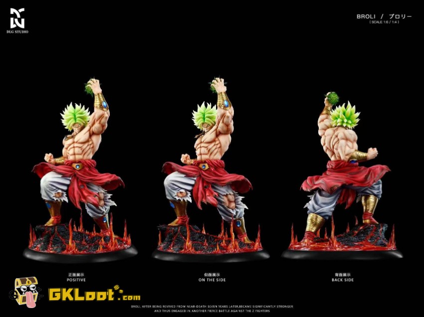 DLG Studio Dragon Ball Broly Statue w/ LED - View 10 DLG Studio Dragon Ball Broly Statue w/ LED - View 10