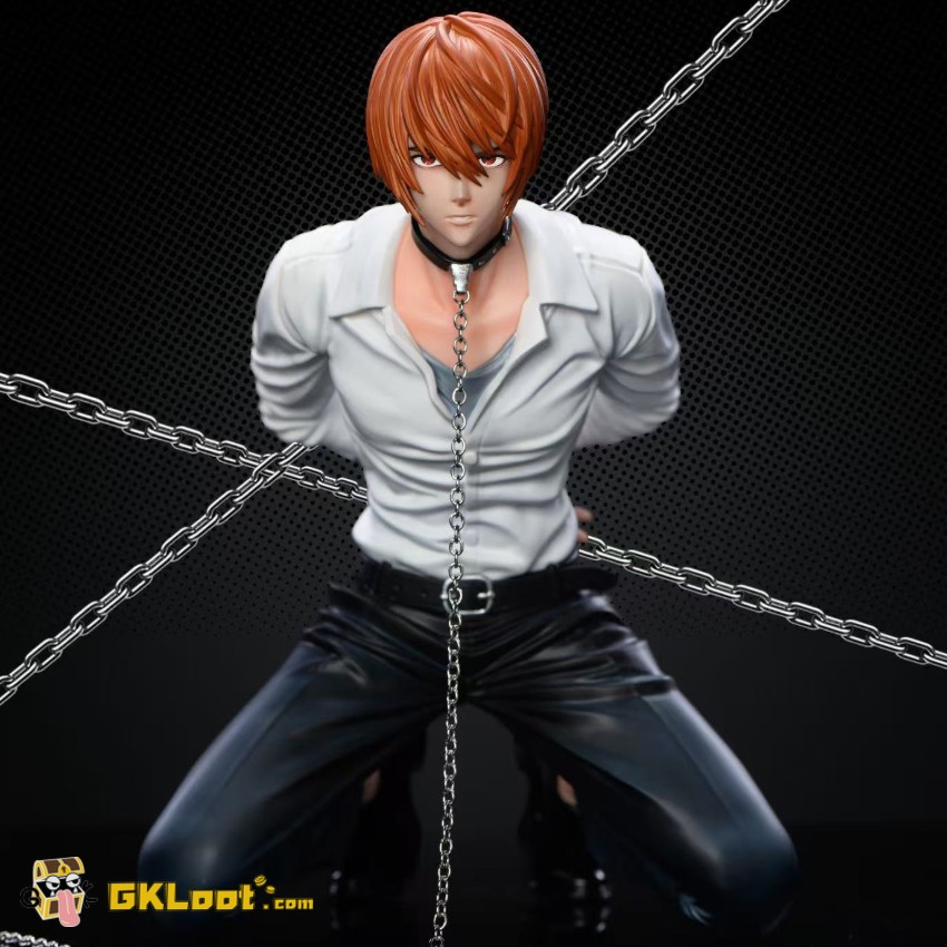 Black & Nap Camp Studio Death Note Light Yagami Statue - View 1 Black & Nap Camp Studio Death Note Light Yagami Statue - View 1