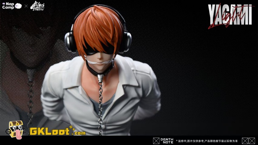 Black & Nap Camp Studio Death Note Light Yagami Statue - View 5 Black & Nap Camp Studio Death Note Light Yagami Statue - View 5