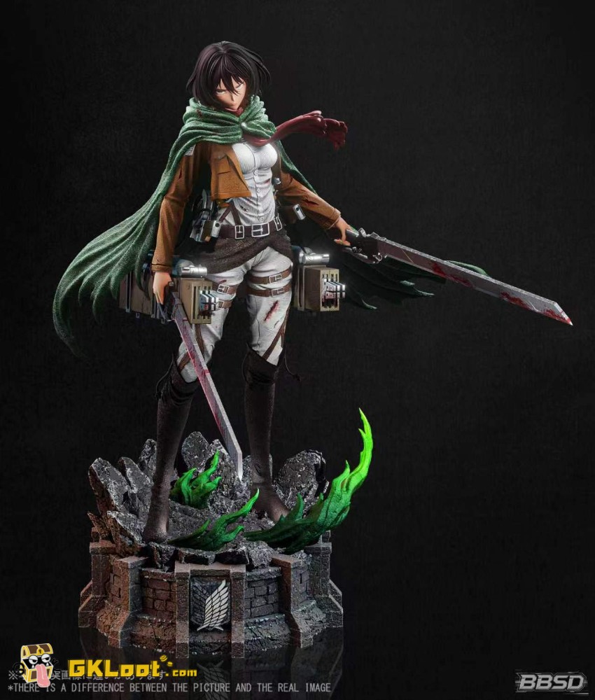 BBSD Studio 1/6 Attack On Titan Mikasa Ackerman Statue - View 3 BBSD Studio 1/6 Attack On Titan Mikasa Ackerman Statue - View 3