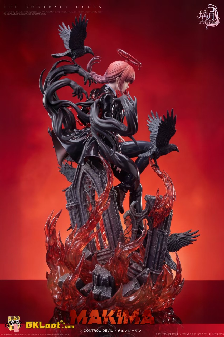Li Yue Studio 1/6 Chainsaw Man Makima Statue - View 6 Li Yue Studio 1/6 Chainsaw Man Makima Statue - View 6