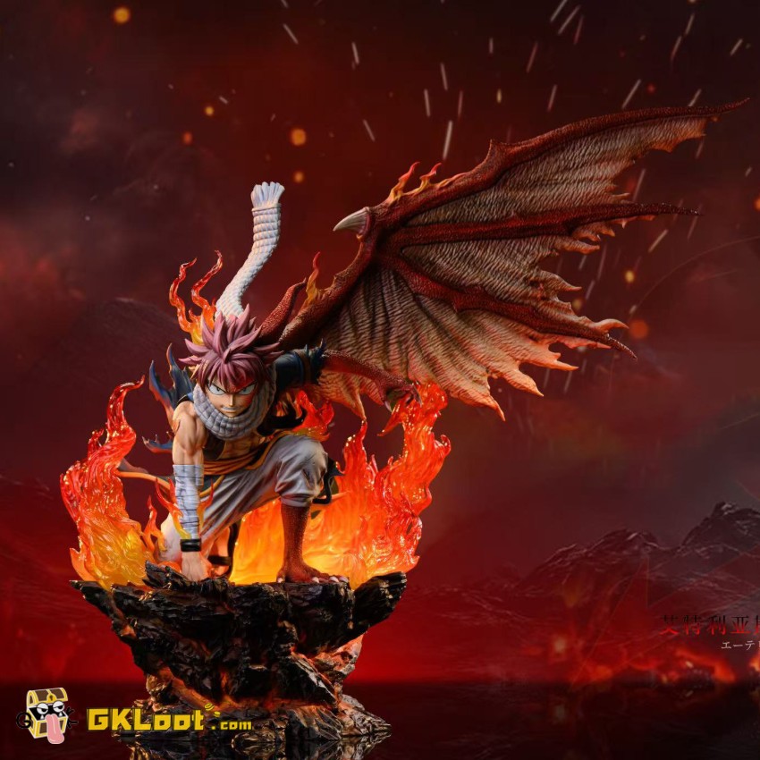 Chu Zhen Studio 1/5 Fairy Tail Natsu Dragneel Statue w/ LED - View 1 Chu Zhen Studio 1/5 Fairy Tail Natsu Dragneel Statue w/ LED - View 1