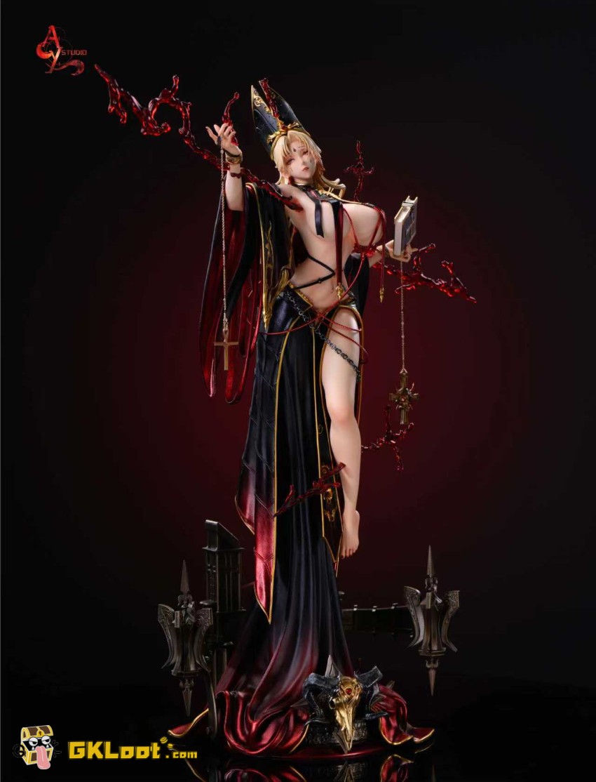 Acy Studio 1/4 Original Pope Statue w/ LED - View 6 Acy Studio 1/4 Original Pope Statue w/ LED - View 6