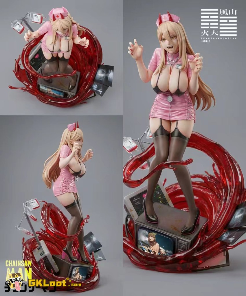 Feng Shan Huo Tian Studio 1/4 Chainsaw Man Power Statue - View 4 Feng Shan Huo Tian Studio 1/4 Chainsaw Man Power Statue - View 4