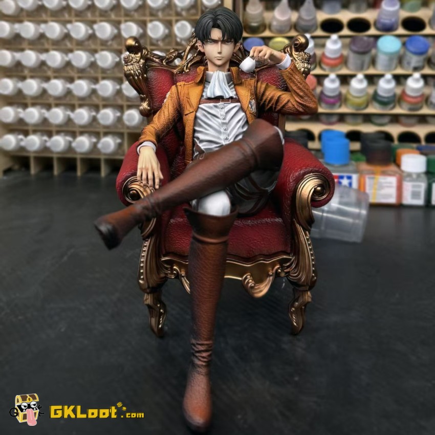 Reborn Studio 1/6 Attack on Titan Levi Ackerman Statue - View 1 Reborn Studio 1/6 Attack on Titan Levi Ackerman Statue - View 1