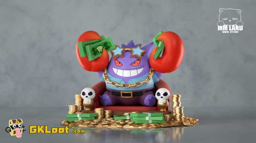 Mmland Studio Pokémon Gengar Statue - View 4 Mmland Studio Pokémon Gengar Statue - View 4