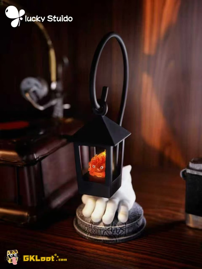 Lucky Studio Howl's Moving Castle Calcifer Statue w/ LED - View 2 Lucky Studio Howl's Moving Castle Calcifer Statue w/ LED - View 2