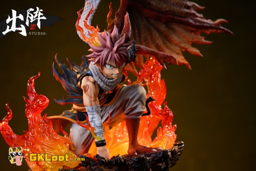 Chu Zhen Studio 1/5 Fairy Tail Natsu Dragneel Statue w/ LED - View 8 Chu Zhen Studio 1/5 Fairy Tail Natsu Dragneel Statue w/ LED - View 8
