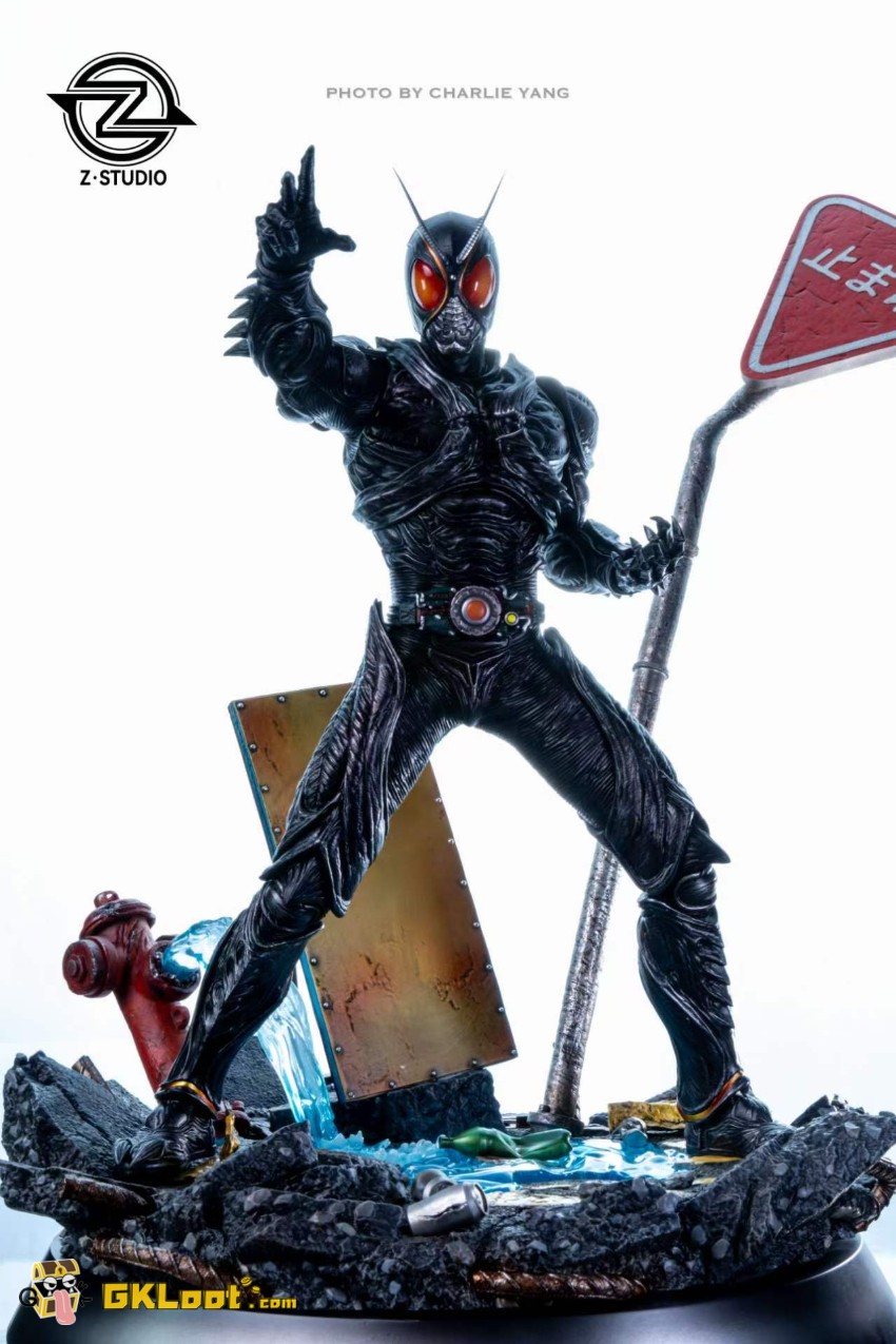 Z Studio 1/7 Kamen Rider Black Sun Statue w/ LED - View 7 Z Studio 1/7 Kamen Rider Black Sun Statue w/ LED - View 7
