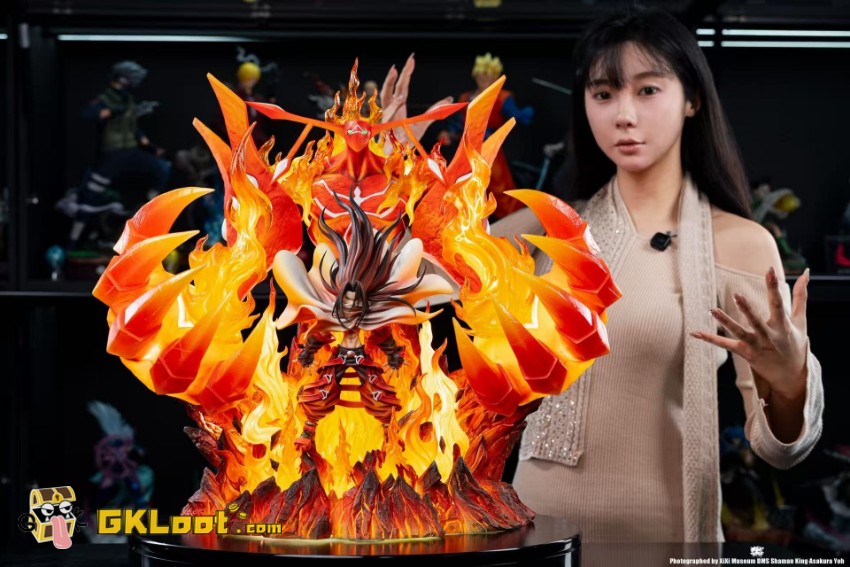 Dreammaker Studio Shaman King Hao Asakura Statue w/ LED - View 4 Dreammaker Studio Shaman King Hao Asakura Statue w/ LED - View 4