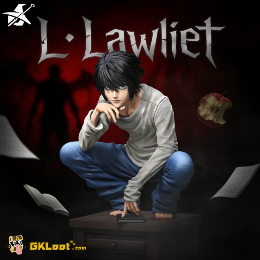 WuShiMoWan Studio 1/6 Death Note L Lawliet Statue - View 1 WuShiMoWan Studio 1/6 Death Note L Lawliet Statue - View 1