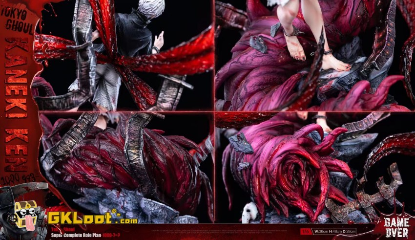 Game Over Studio 1/6 Tokyo Ghoul Kaneki Ken Statue - View 5 Game Over Studio 1/6 Tokyo Ghoul Kaneki Ken Statue - View 5