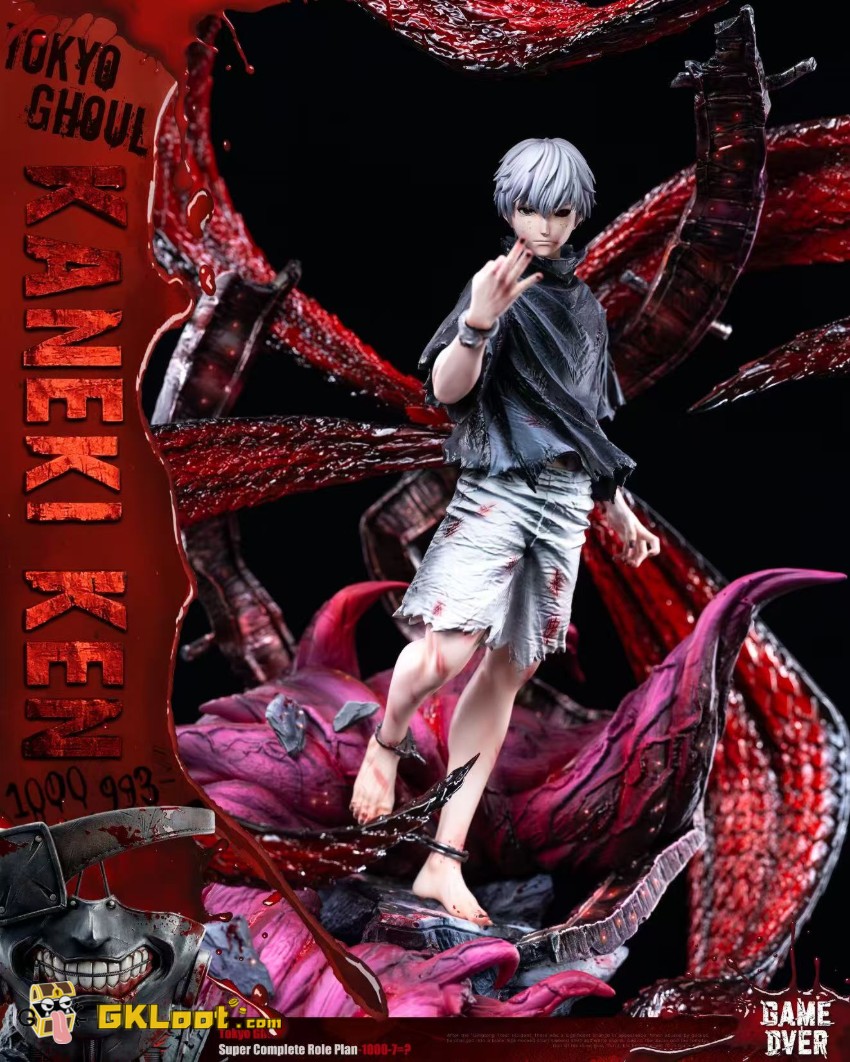 Game Over Studio 1/6 Tokyo Ghoul Kaneki Ken Statue - View 9 Game Over Studio 1/6 Tokyo Ghoul Kaneki Ken Statue - View 9