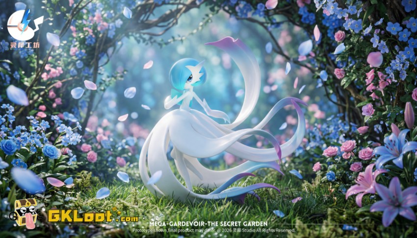Ling Xi Gong Fang Studio 1/20 Pokémon Gardevoir Statue - View 3 Ling Xi Gong Fang Studio 1/20 Pokémon Gardevoir Statue - View 3