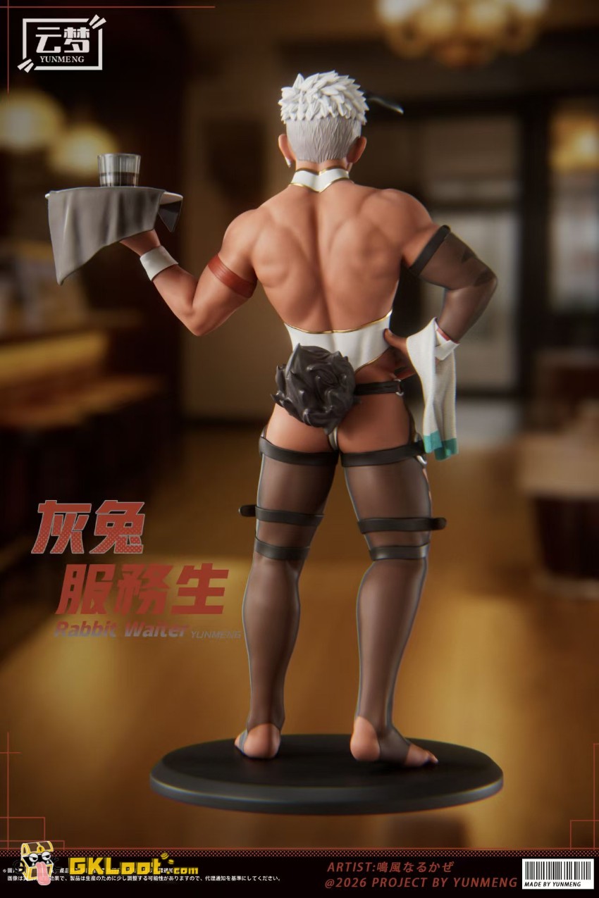 YunMeng Studio 1/6 Original Rabbit Waiter Statue - View 4 YunMeng Studio 1/6 Original Rabbit Waiter Statue - View 4