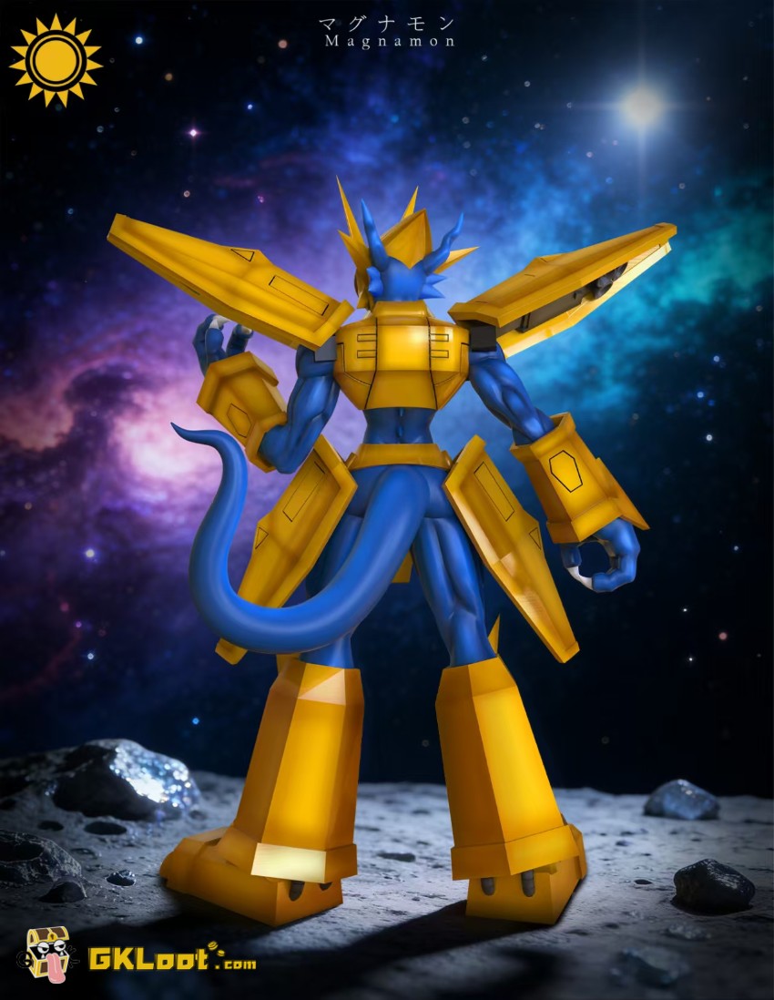 Sun Toys Studio Digimon Magnamon Statue - View 4 Sun Toys Studio Digimon Magnamon Statue - View 4