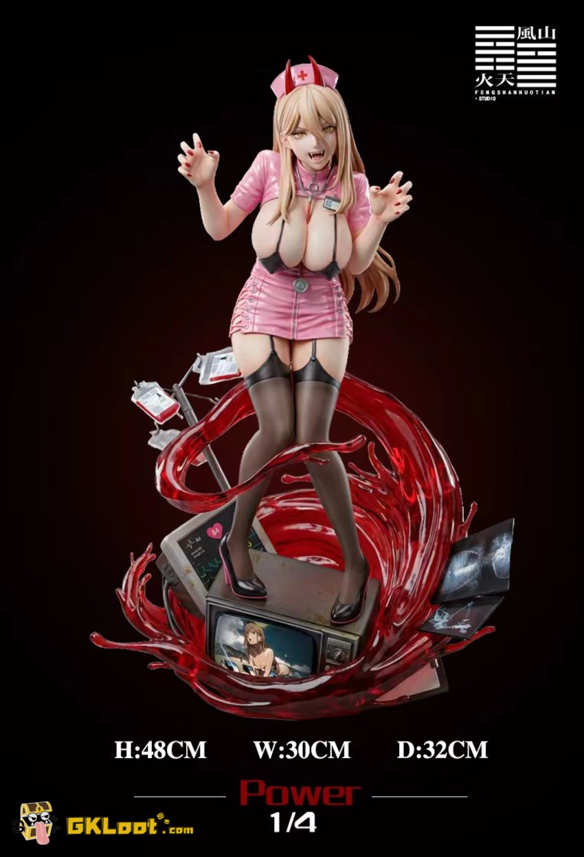 Feng Shan Huo Tian Studio 1/4 Chainsaw Man Power Statue - View 2 Feng Shan Huo Tian Studio 1/4 Chainsaw Man Power Statue - View 2