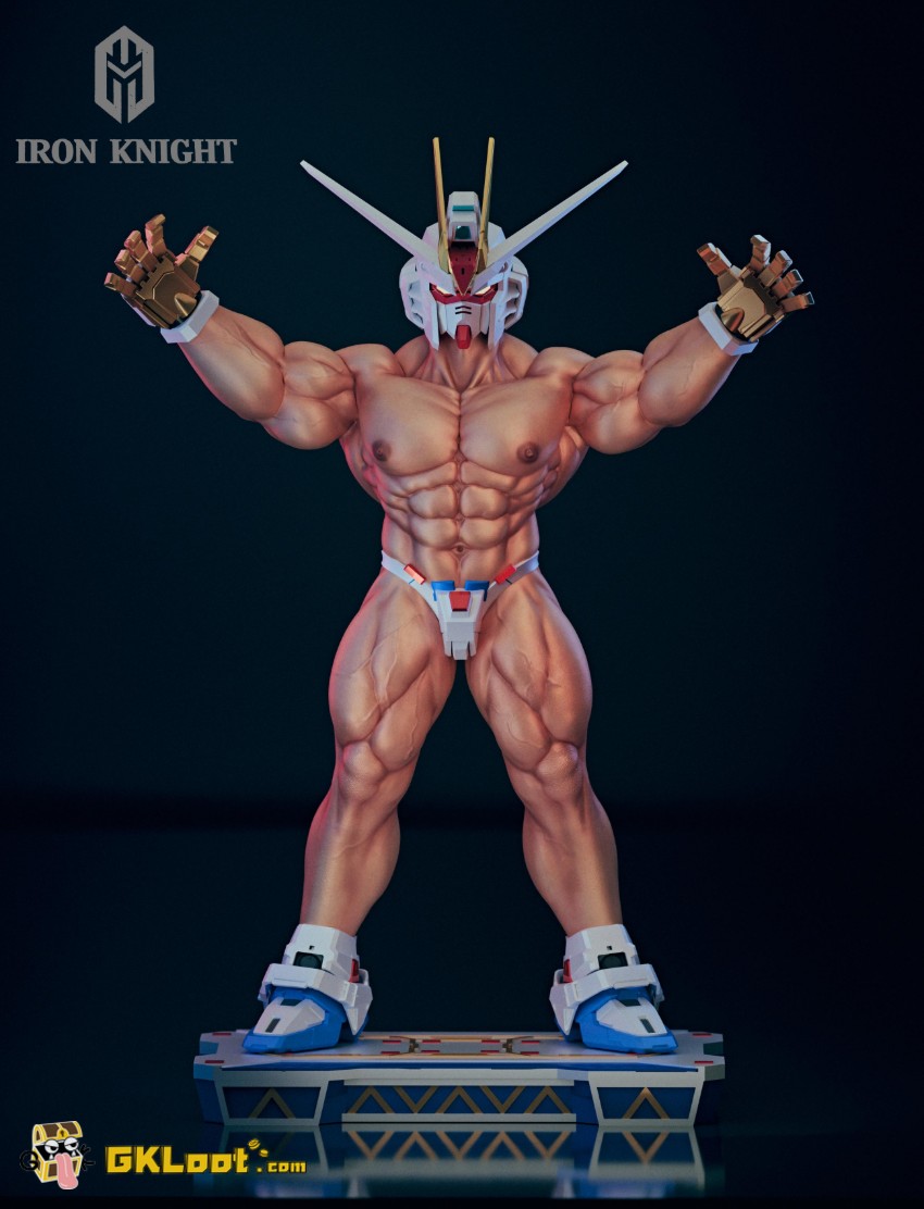 IRON KNIGHT Studio 1/6 Gundam Freedom Gundam Statue w/ LED - View 3 IRON KNIGHT Studio 1/6 Gundam Freedom Gundam Statue w/ LED - View 3