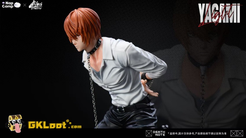 Black & Nap Camp Studio Death Note Light Yagami Statue - View 6 Black & Nap Camp Studio Death Note Light Yagami Statue - View 6