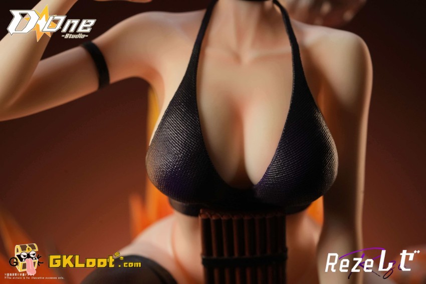 D.one Studio Chainsaw Man Reze Statue w/ LED - View 4 D.one Studio Chainsaw Man Reze Statue w/ LED - View 4