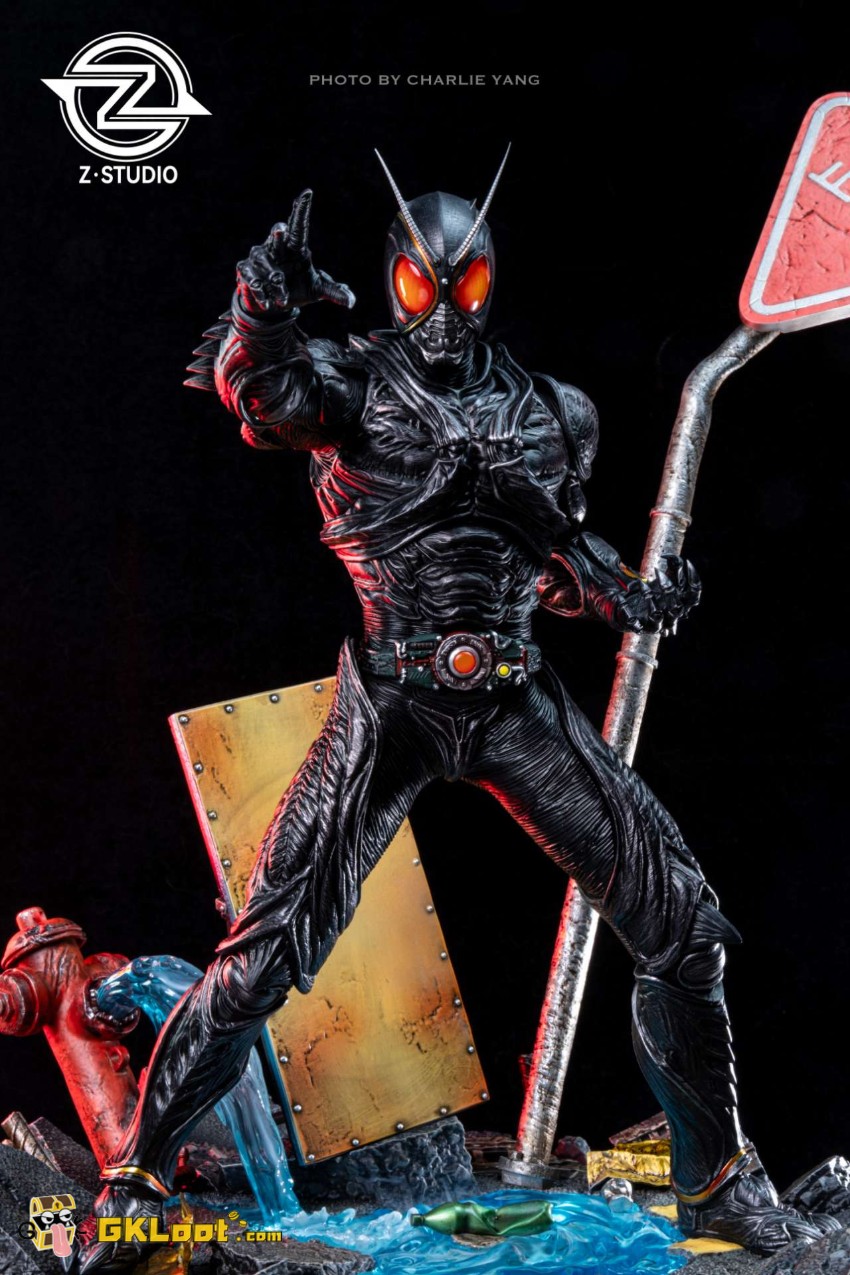 Z Studio 1/7 Kamen Rider Black Sun Statue w/ LED - View 14 Z Studio 1/7 Kamen Rider Black Sun Statue w/ LED - View 14